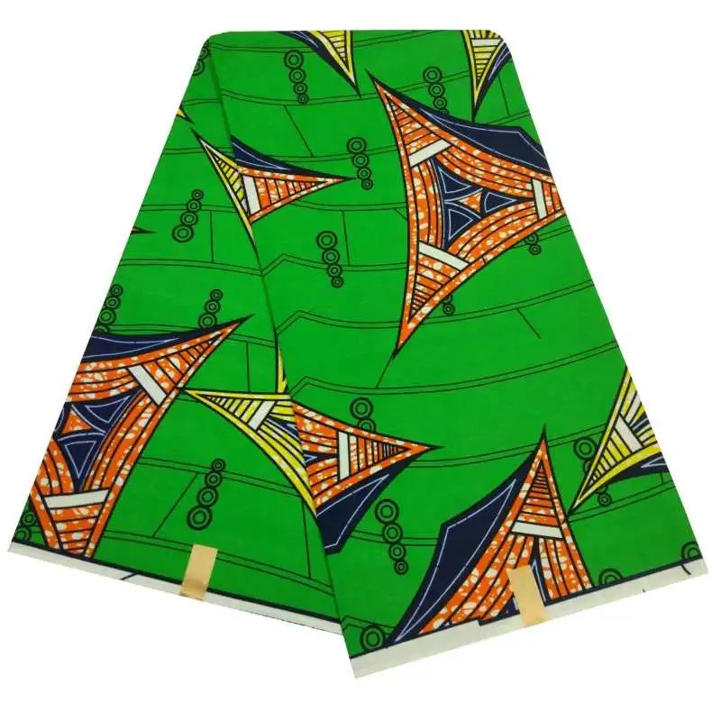 Лучшие Африканские Восковые печатные ткани Настоящие Восковые принты Африканский Воск нигерийская обертка Анкара, Африка java восковая ткань полиэстер