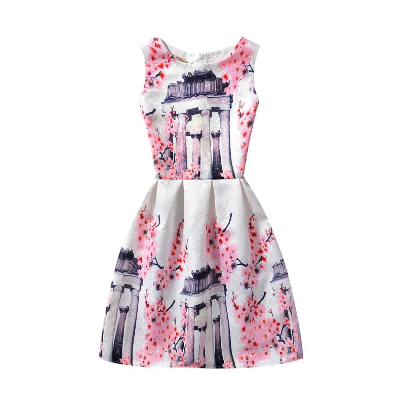 

Mum and Daughter Dress Parent-Child Spring And Summer Clothing Butterfly Print Straps Round Neck Clothing Family Matching Outfit