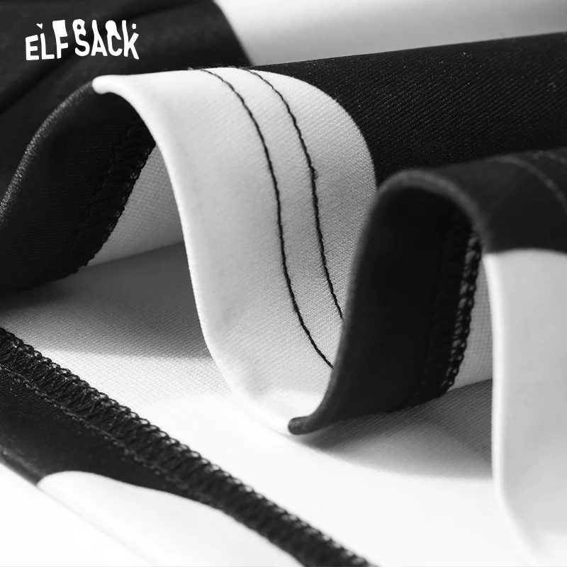 ELFSACK винтажные женские расклешенные брюки в горошек, осень, модные повседневные женские брюки со средней талией, уличная одежда, свободные офисные женские брюки
