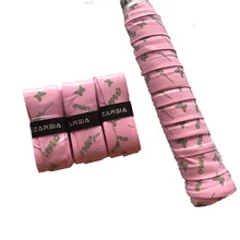 20 pecs зарисованная розовая Теннисная ракетка Нескользящая впитывающая пот обертывания краны липкий на ощупь Теннис Бадминтон накладки