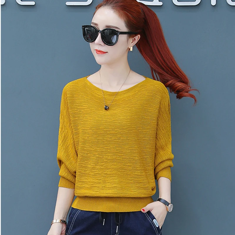 Women Knitting Sweater 2019 Spring Autumn Korean new Fashion Long Sleeve Female Clothes O-neck Tops Pullover Harajuku Pull Femme | Женская