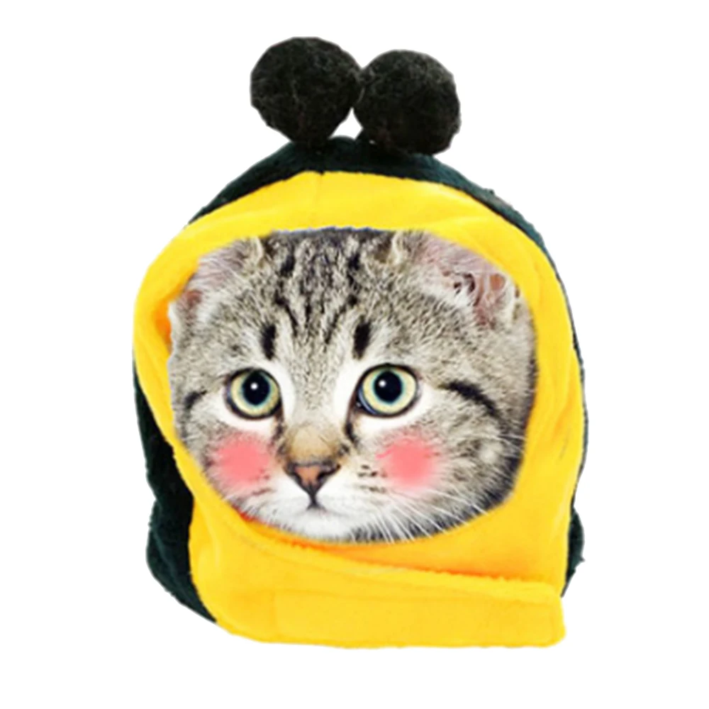 Funny Pet Dog Cat Headgear Costume Cap Hat New Year Party Christmas Cosplay Accessories Photo Props Headwear