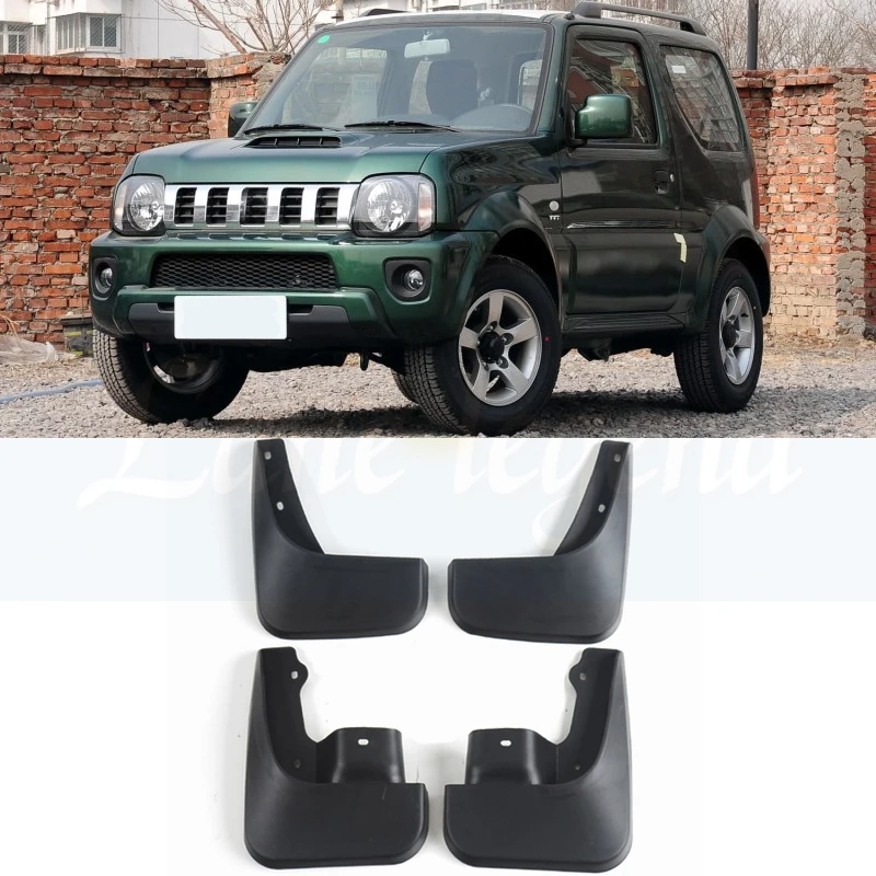 Брызговики для Suzuki Jimny 2007- Брызговики ABS автомобиля Внешняя защита украшения брызговики крылья автомобильные аксессуары