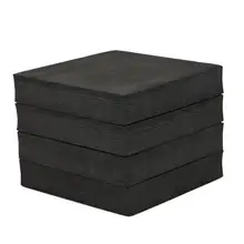 Tapis Anti-vibrations et antidérapant pour Machine à laver, 4 pièces, tampons Anti-vibrations carrés, multifonctionnels, support pour réfrigérateur