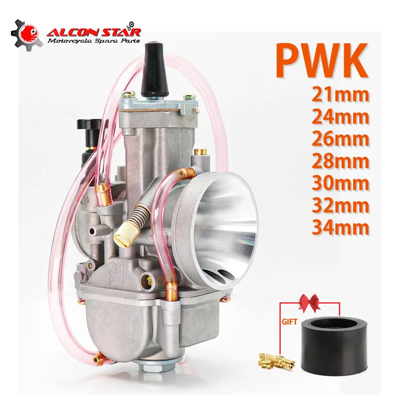 Универсальный мотоциклетный карбюратор Alconstar PWK 21 24 26 28 30 32 34 2T 4T Jet мощности для