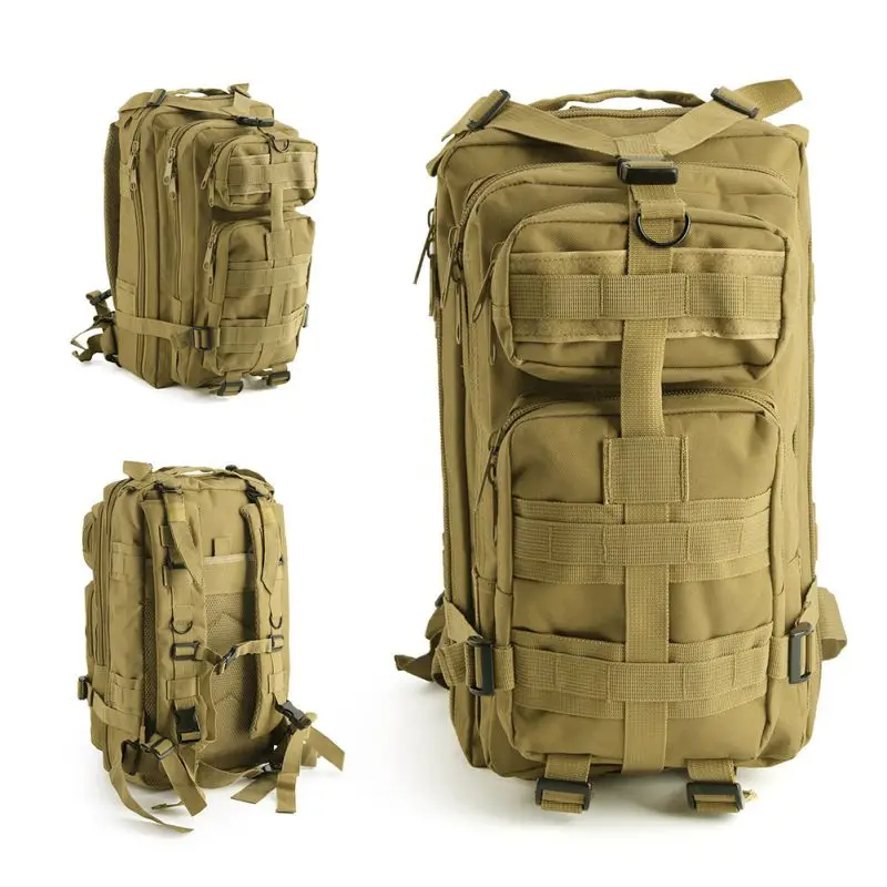 Для мужчин женщин Военная Униформа армии тактический Рюкзак Molle Кемпинг Туризм Треккинг Камуфляж сумка CY1