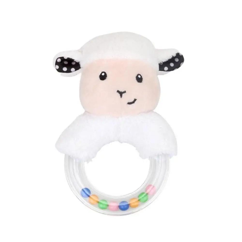 sheep Милые детские игрушки-погремушки, плюшевый кролик, Детская мультяшная кровать, игрушки для новорожденных 0-24 месяцев, обучающая игрушка, кролик, медведь, ручные колокольчики - Цвет: sheep