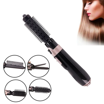 

Hair Dryer & Hot Air Brush Curling Tongs 4 In 1 Professional Hair Hot Air Brush, Hair Styler Curling Iron Wands Hair Comb Brush