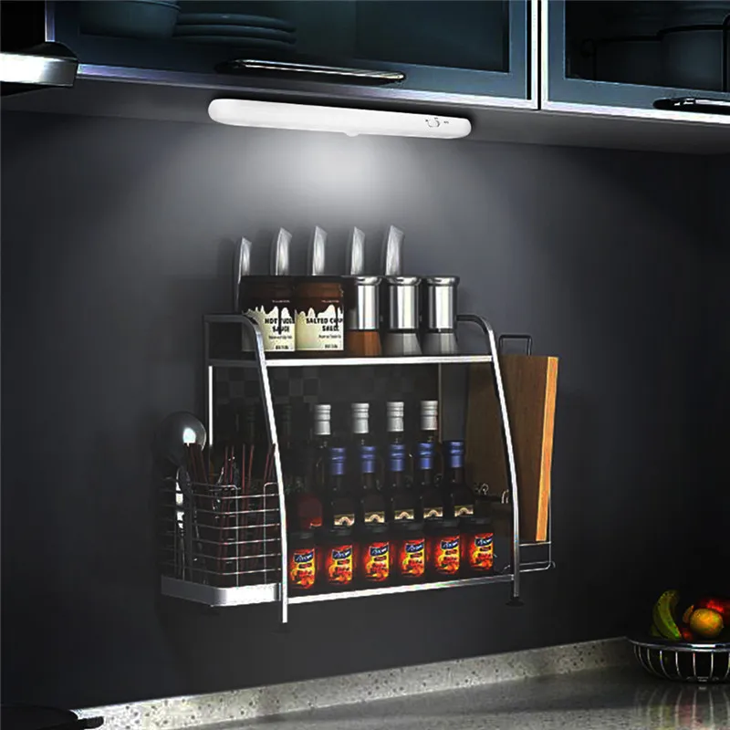 10LED Led Night Light With Sensor Human Body Sensor With Magnet Adsorption Cabinet Light Night Lamp Lamparas 40DEC2012