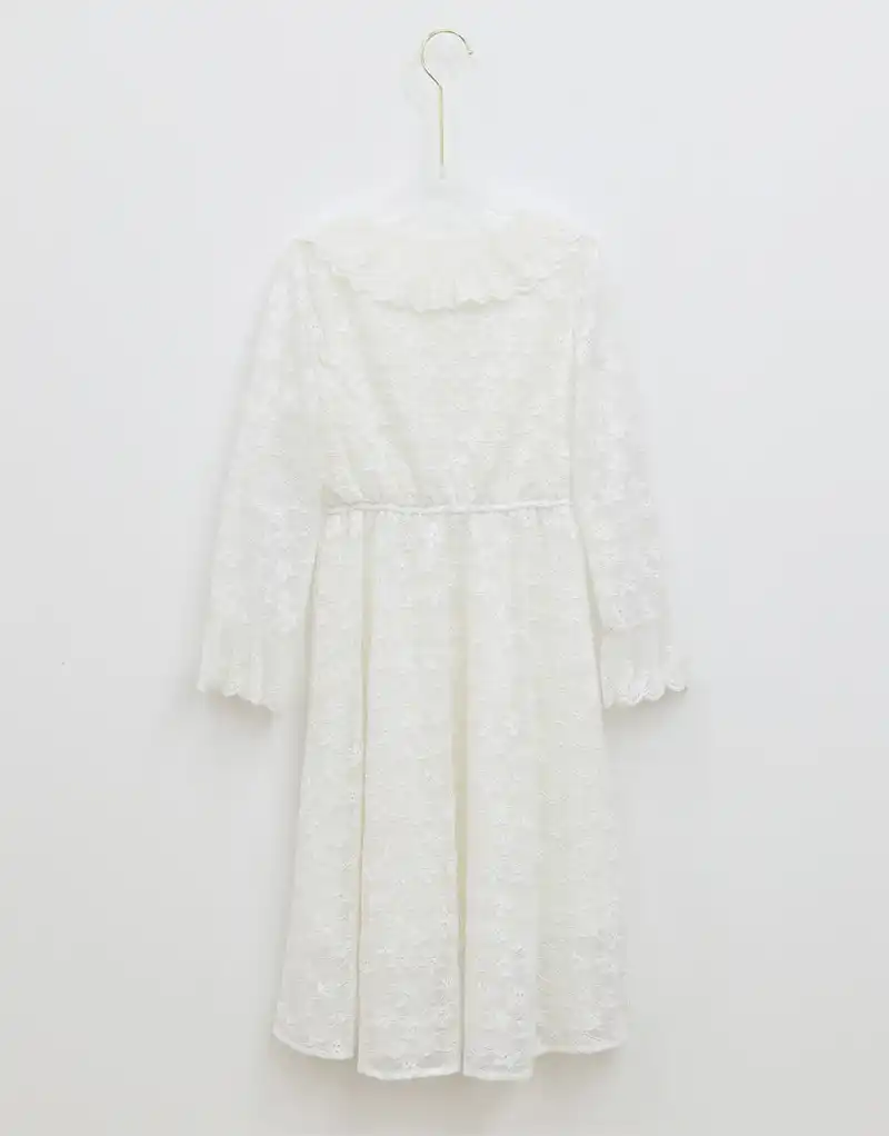 girls white maxi dress