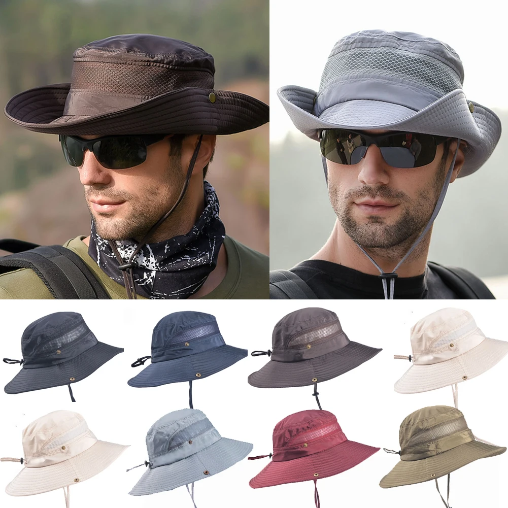 mens sun caps