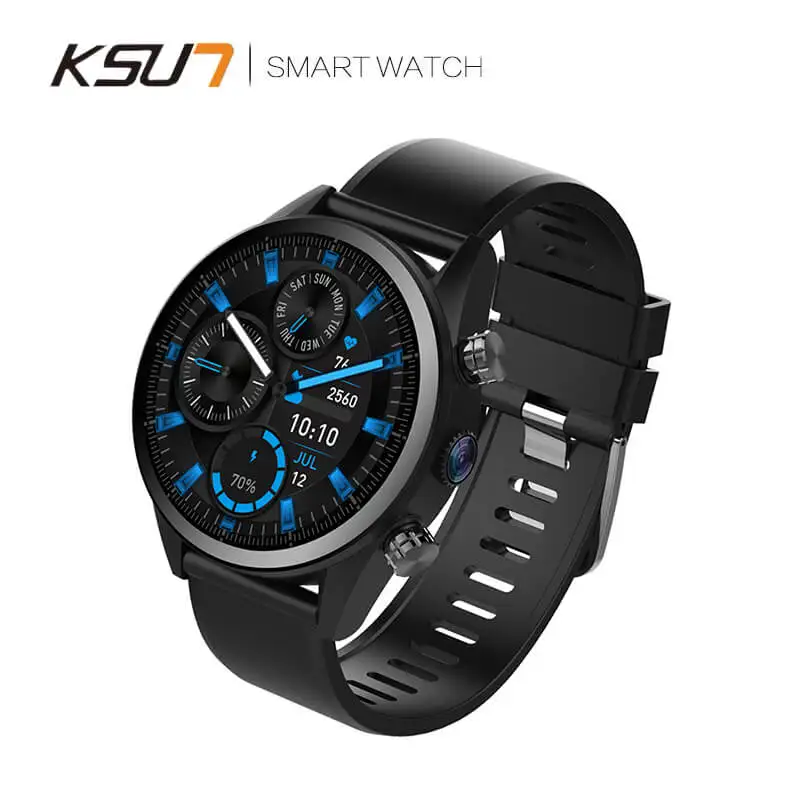 KSR915 4G Смарт часы Для мужчин Android 7 1 Гб оперативной памяти 16 встроенной 5MP HD Камера