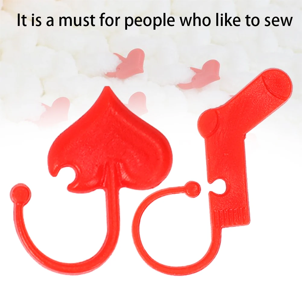 Рождественский подарок игольчатый замок Носок Форма булавки Любовь Сердце Вязание милый ткачество безопасности вязание крючком аксессуары швейный знак застежка