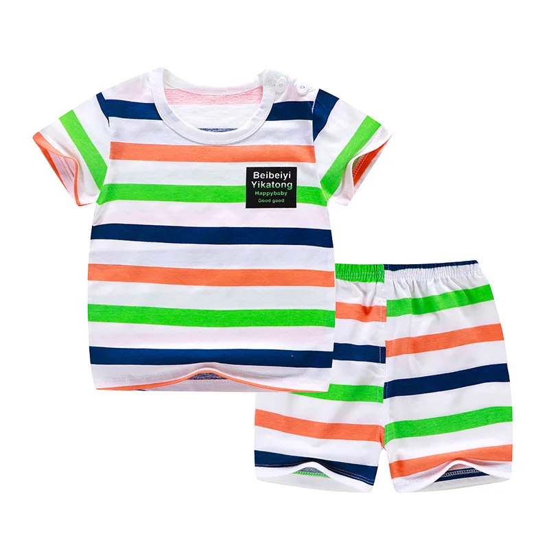 Kids Summer Clothing Set 100% Cotton Top + Pant 2 PCS 6-24 Month