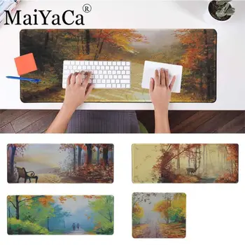 

MaiYaCa tree road flower oilpainting Laptop Computer Mousepad Comfort Mouse Mat Gaming Mousepad