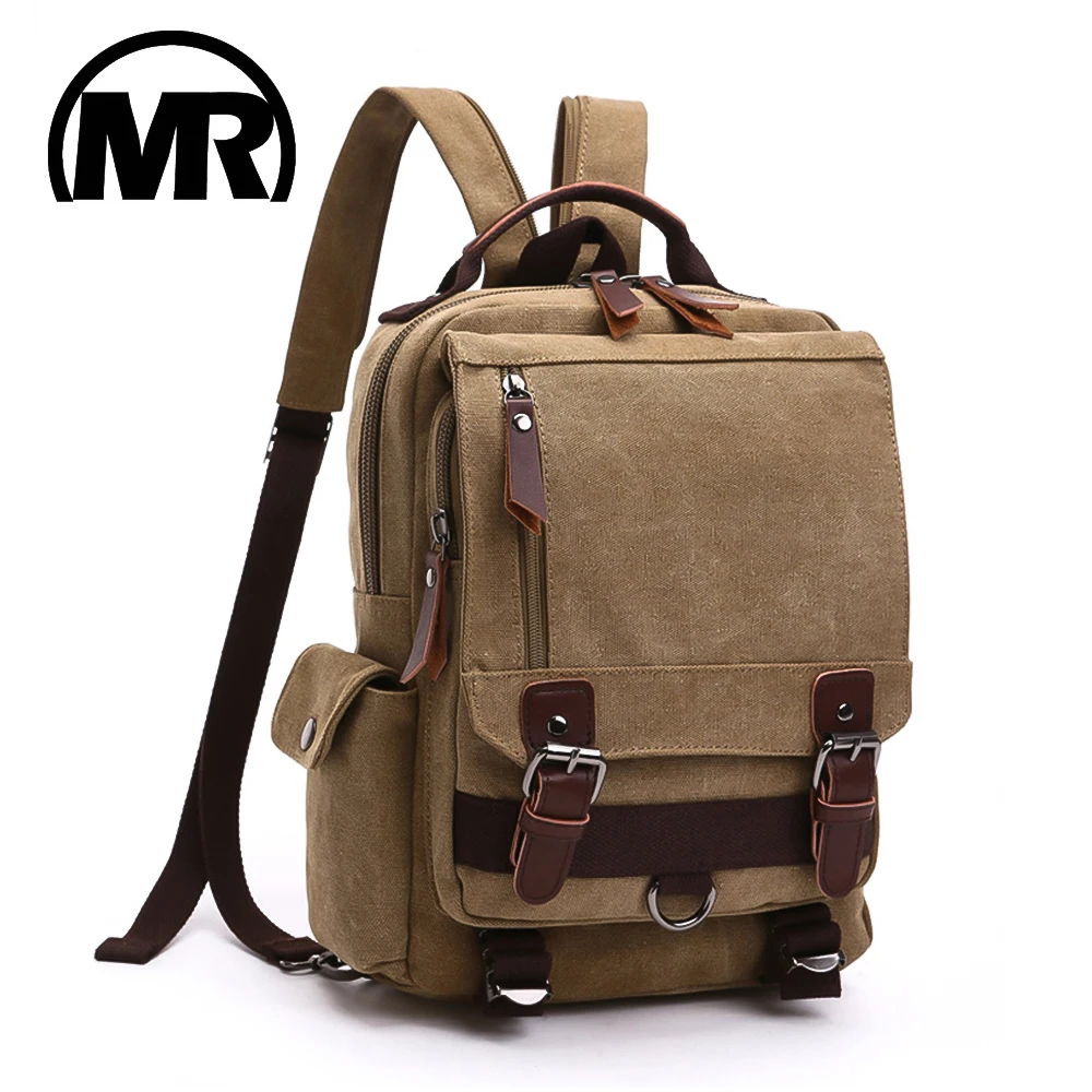 Модный женский рюкзак MARKROYAL винтажная Холщовая Сумка на плечо модная спортивная