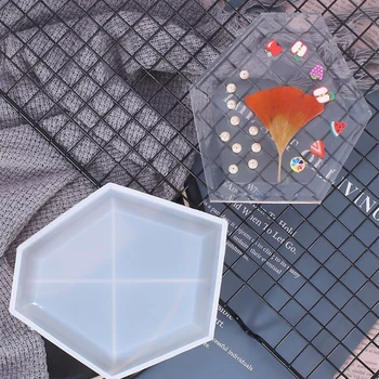

Silicone Irregular Hexagon Resin Casting Molds, Epoxy DIY Casting Mold for Craft Art Making Resin Home Table Decoration