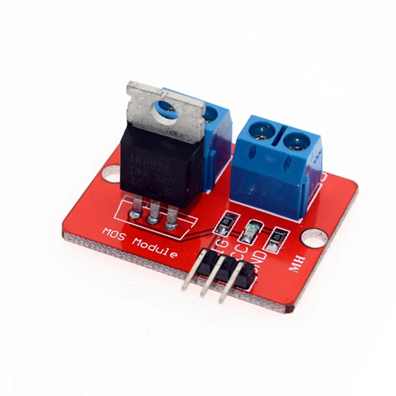 Модуль драйвера IRF520 для MCU ARM Raspberry Pi 0-24V OC
