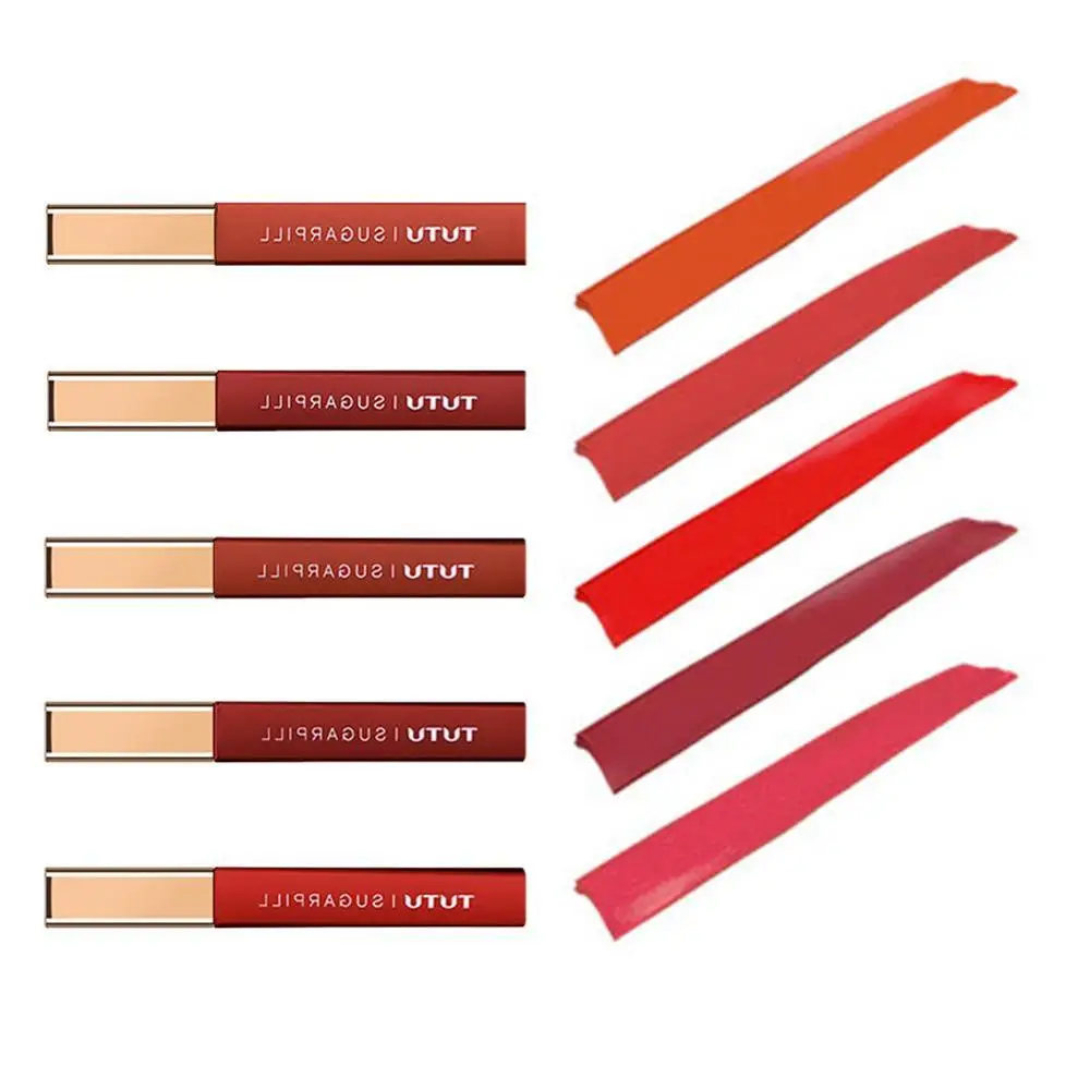 TUTU Matte Lip Gloss Tint Lip Paint Colors Long Lasting Waterproof Liquid Moisturizing Lipstick Beauty Makeup