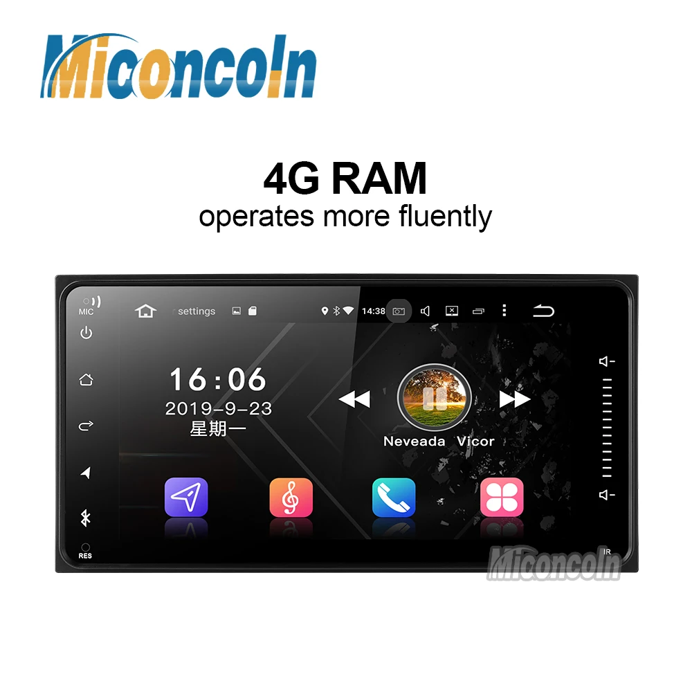 4G ram android 9 0 автомобильный Радио dvd gps навигация для Toyota Avalon AVanza Celica camry corolla
