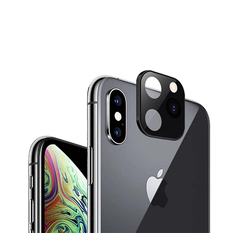 Fake Camera Lens Sticker For iPhone X XS Max Seconds Change (7)