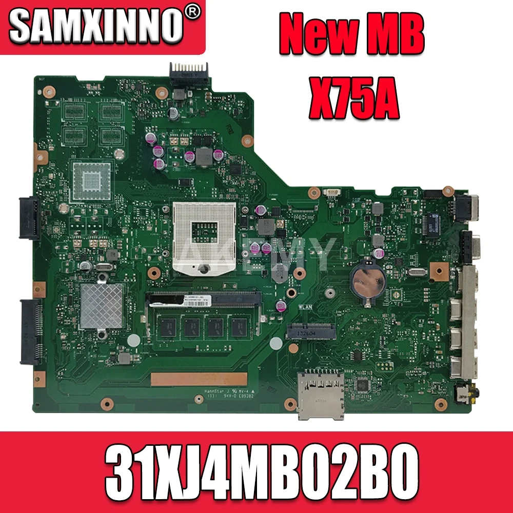X75VB X75VD материнская плата REV: 2 0 для ASUS X75VC X75V X75A X75A1 Материнская ноутбука 31XJ4MB02B0 |
