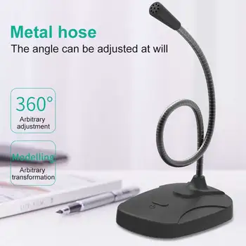 

Recording For Computer Gaming Live Streaming Omnidirectional Noise Reduction Metal USB Desktop Microphone With Mute Button