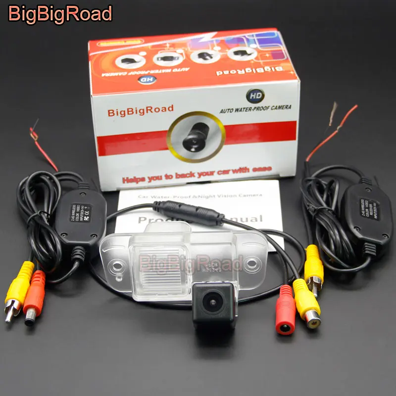 BigBigRoad для SsangYong Actyon 2006 2007 2008 2009 2010 2011 камера заднего вида паркинг CCD резервная камера водонепроницаемая Ночное видение - Название цвета: Series 3 Wireless