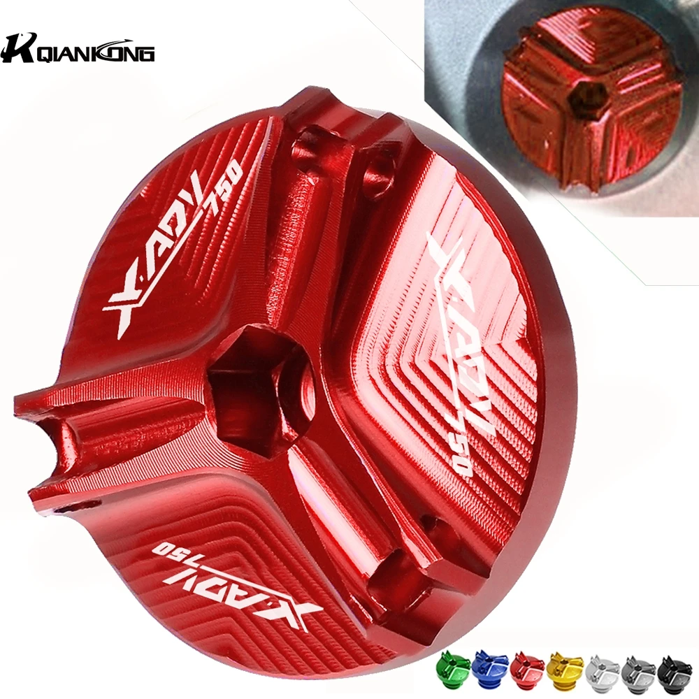 

20*2.5 CNC Motorcycle Engine Moto Oil Cup Fuel Filler Tank Cap Cover For Honda XADV 750 X-ADV750 2017 2018 2019 2016 2015 2014