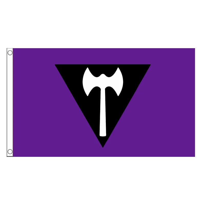 

free shipping xvggdg 90+150cm LGBT transgender pride Flag rainbow butch labrys lesbian pride flag