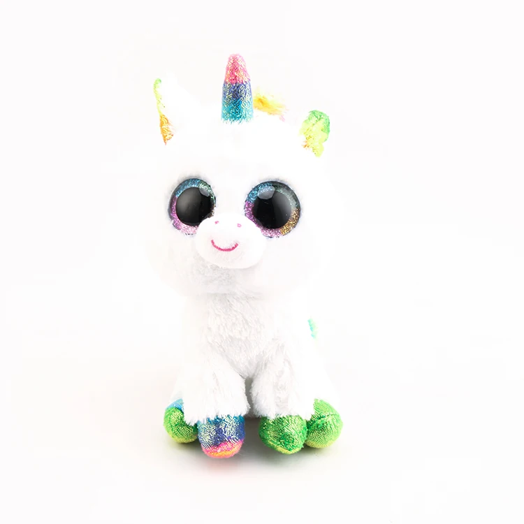 

6" 15cm Big Eyes White Unicorn Plush Toy Doll Child Birthday 10 - Baby for Kids Gifts