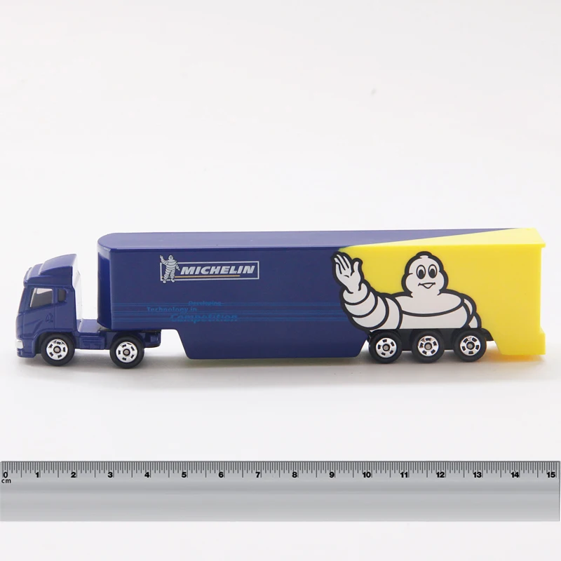 S01 Такара Tomy Tomica Michelin моторный транспортный Грузовик 15 см длинный металлический литой автомобиль № 135