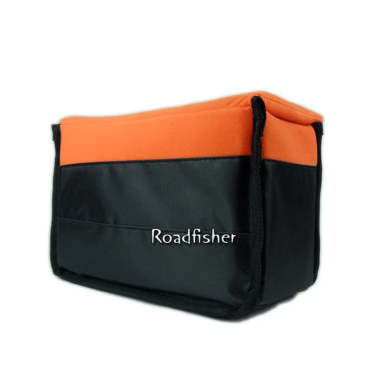 Roadfisher Толстая мягкая защита для камеры сумка Вставка перегородка чехол подходит для 1 DSLR 3 объектива Canon Nikon Sony Fuji Pentax DSLR SLR