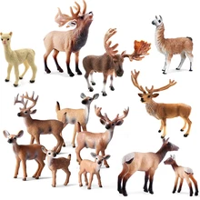 plastic deer figurines