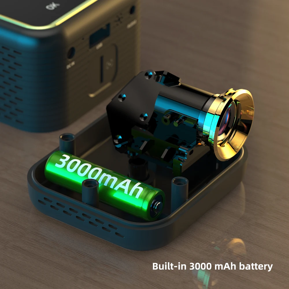 Salange P13 мини проектор DLP портативный домашний кинотеатр Proyector USB SD AV HDMI 600 люмен 1080P HD