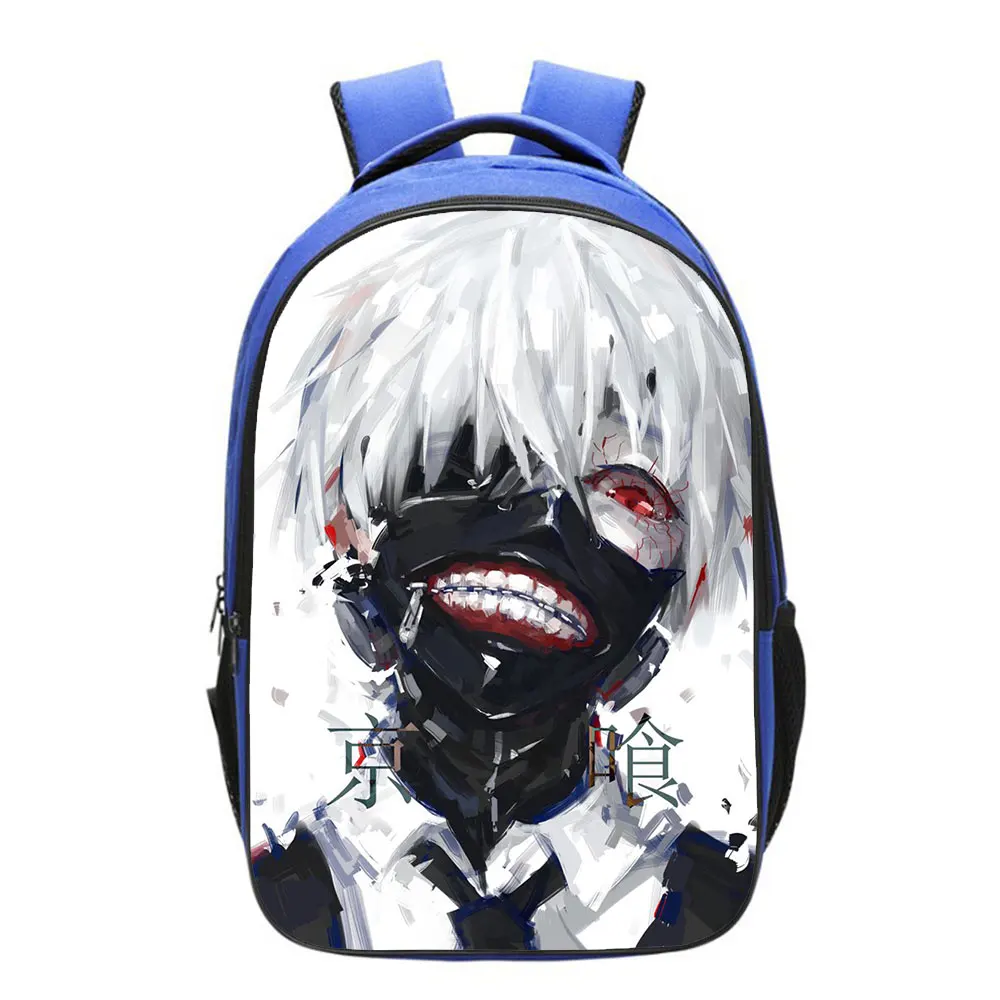 Anime Tokyo Ghoul Backpack For Teenager Children Large Capacity School Bags Cartoon Tokyo Ghoul Kaneki Ken Portable Bookbag