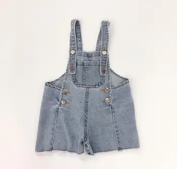 

2020 New Fashion Girls Denim Overalls Summer Fashion Girls Shorts 1-6t QA27