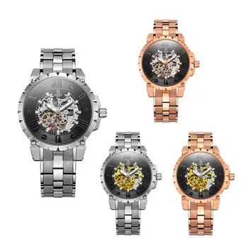 

Genuine BINGER5032 Hollowing out Series mechanical classical man watch Gentle generous Leisure time Business leathe crystal