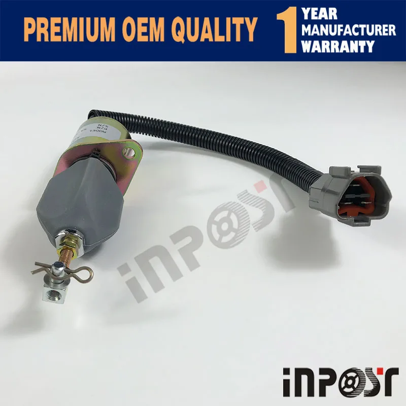 1751ES-24A3UC12B1S SA-4673-S 24V остановочный соленоид клапан для hyundai R60-5 R210-5 R335-7 Yanmar