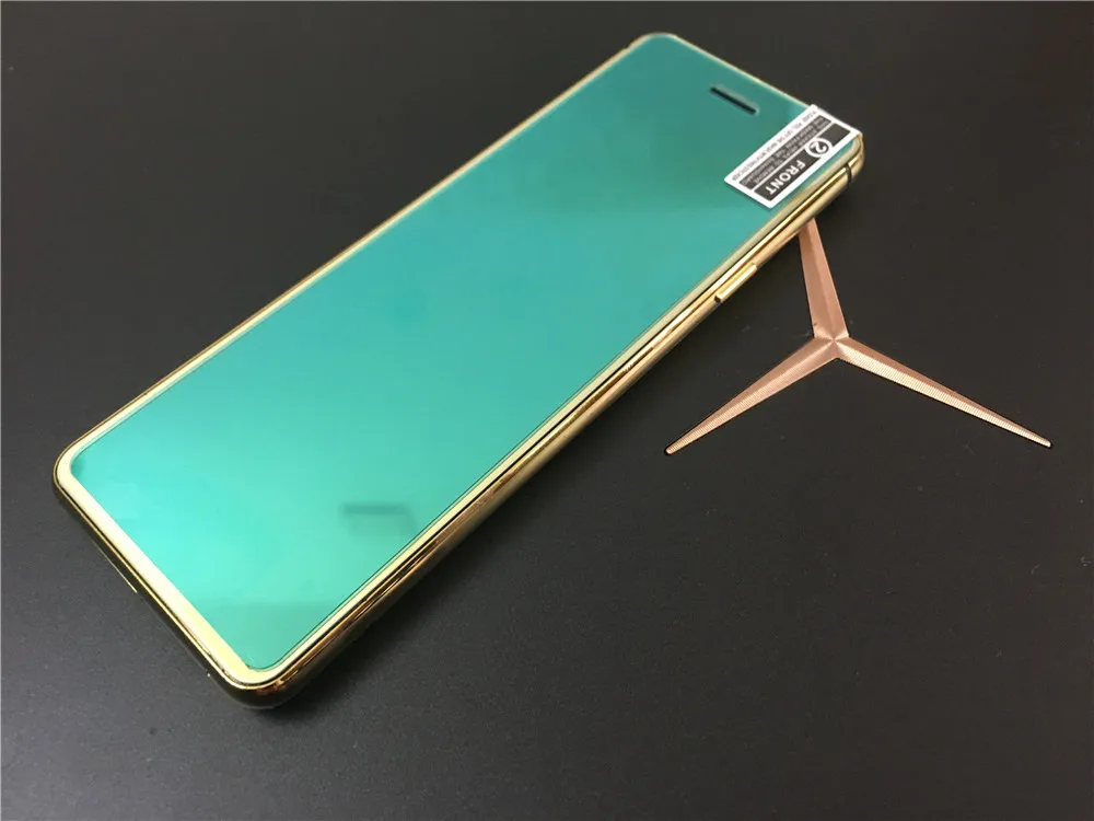 ULCOOL V99 Mobile Phone With Super Mini Ultrathin Card Metal Body Bluetooth 2.0 Dialer Anti-lost FM MP3 Dual SIM Card Mini Phone