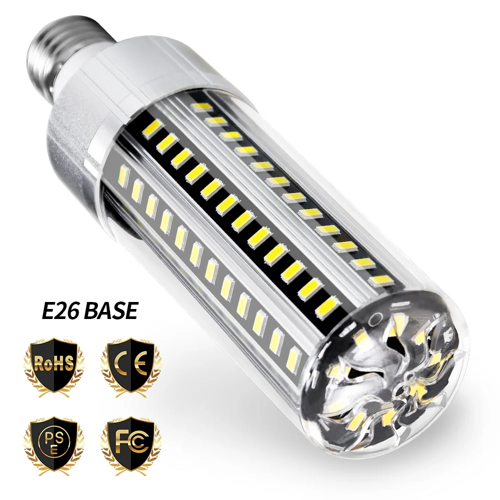 Ampoule LED épis de maïs E27 220V, lampe LED haute puissance 25W 35W