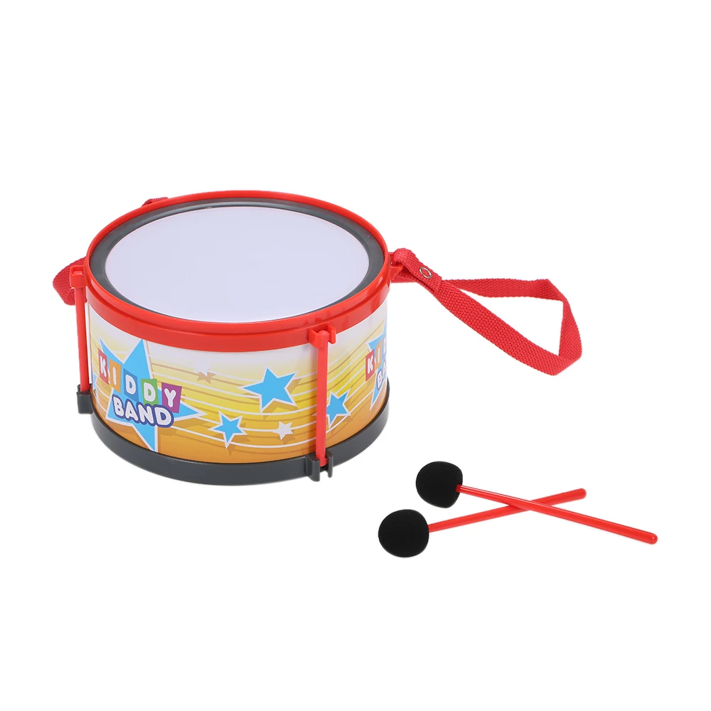 Музыкальные игрушки Snare ударные инструменты с барабанной палкой ремень окно коробка марширующие инструменты