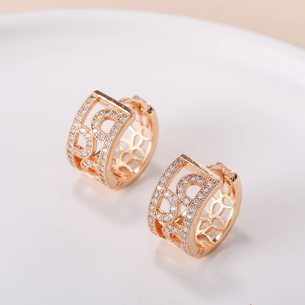 Ретро геометрический изогнутый золотистого цвета Кристалл Циркон серьги большая эффектная Серебряная цветная Серьга для женщин Новая мода ювелирные изделия