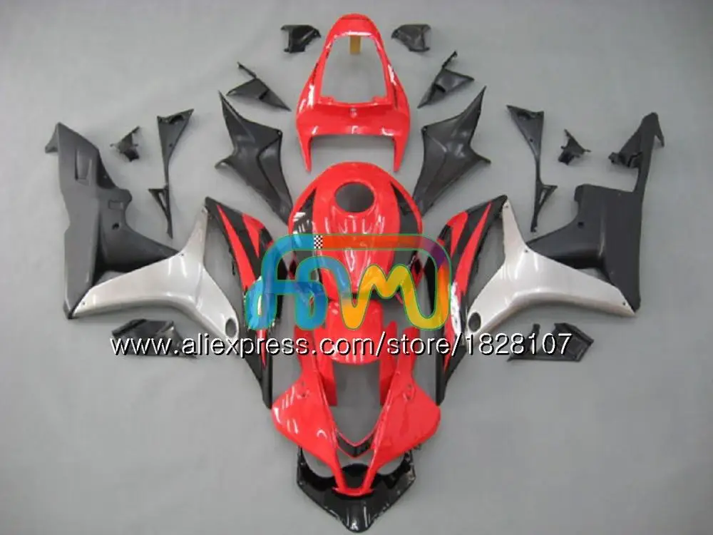 Литья под давлением для HONDA CBR600 CBR 600 RR CC 600RR 600F5 F5 07 08 60BS. 45 CBR600RR CBR600F5 600CC 2007 2008 красный зеленый обтекатель oem - Цвет: No. 31