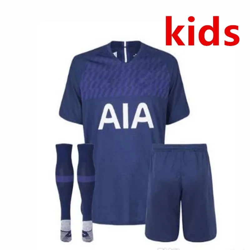19 20/Tottenham Футбольная Футболка ERIKSEN DAVIES ROSE VERTONGHEN SANCHEZ SON KANE DELE NDOMBELE Детский комплект+ носки Tottenham jersey - Цвет: kids