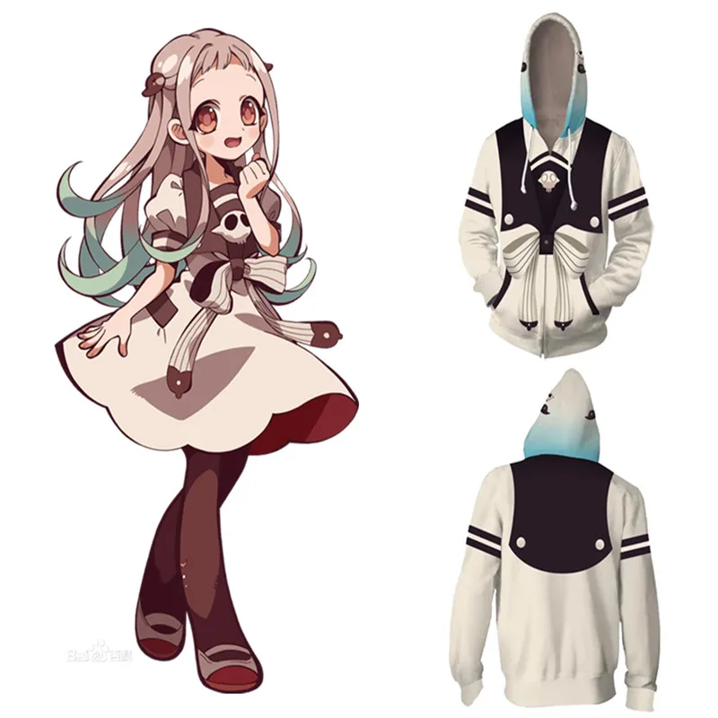 

cosplay New Hot Japanese Anime Toilet-Bound Hanako-kun Nene Yashiro Hoodies Sweatshirts Costumes 3D Print Hoodie Couple sweater