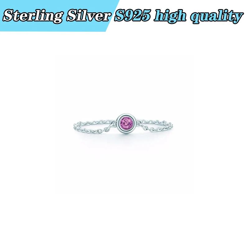 

TIFF original 1:1 high quality sterling silver S925 ring is suitable for couples to ring girls holiday gift Charm Jewelry