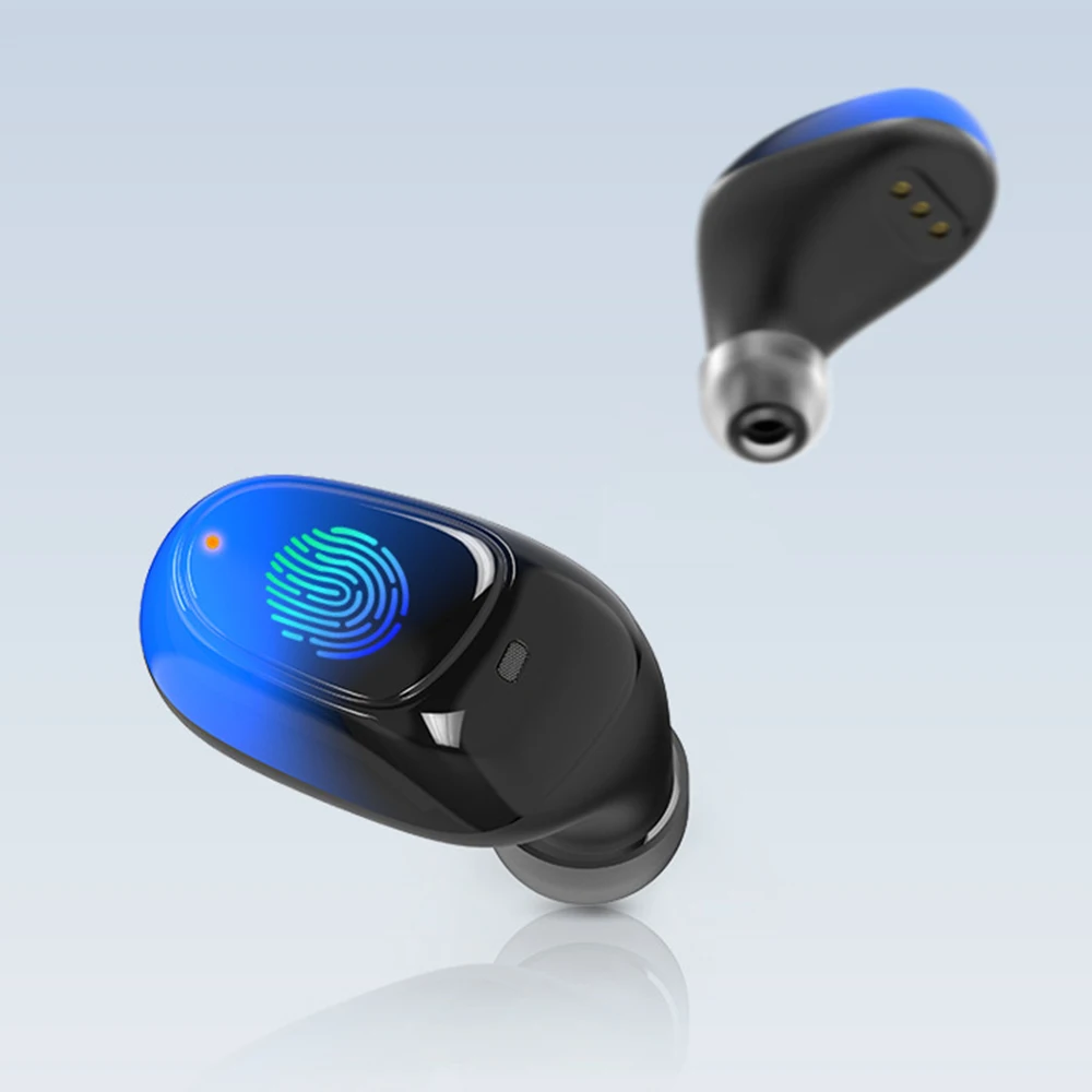 Новые Bluetooth наушники V5.0 Touch беспроводные наушники 9D стерео спортивные водонепроницаемые гарнитура громкой связи Мощный светодиодный дисплей