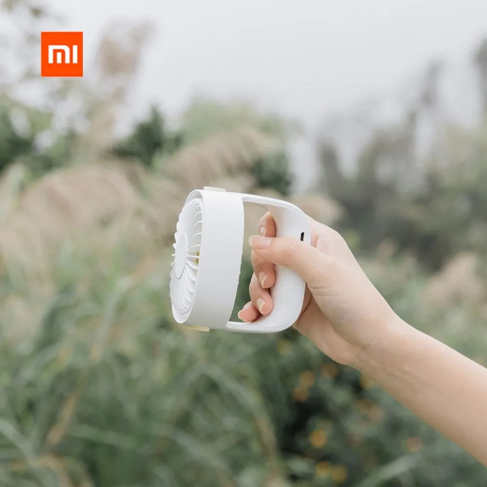 Xiaomi Mijia холодный ветер небольшой вентилятор Настольный вентилятор студенческого общежития офиса USB интерфейс Мини тихий портативный Настольный зарядка