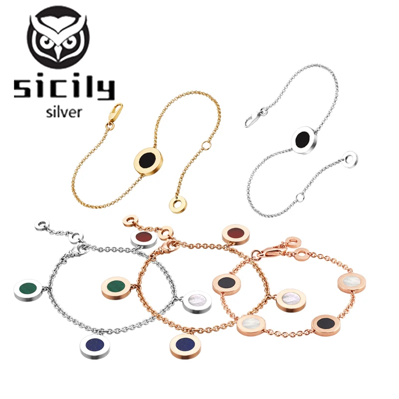 Fit bulgaria женский браслет из стерлингового серебра 925 пробы, высокое качество, оригинальная керамическая круглая форма, модное ювелирное изделие для пары, для свадьбы